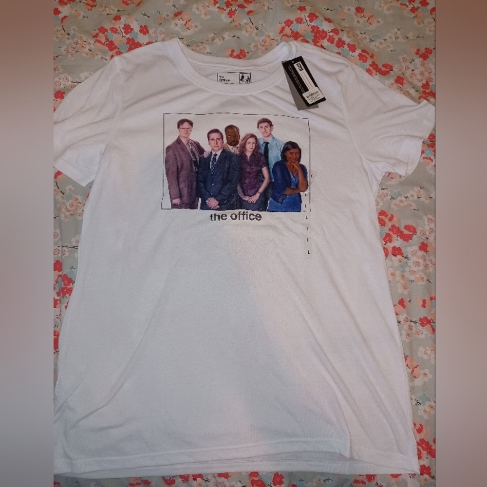 V-neck OFFICE shirt for women